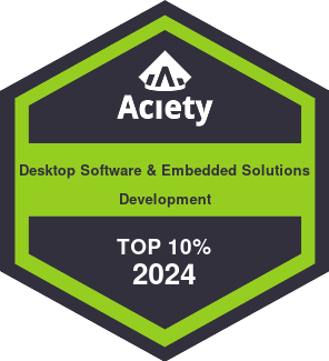 SoftGrad Development Recognized as a Top Performer by Aciety in Multiple Categories